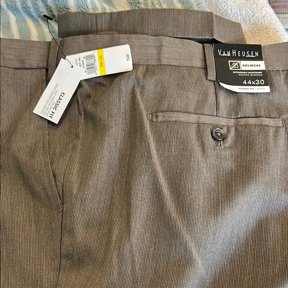 Van Heusen Classic Fit Brown Pants